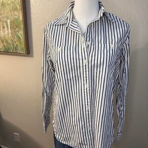 Ralph Lauren Lauren Jeans Co. Striped Button Down Shirt (S)